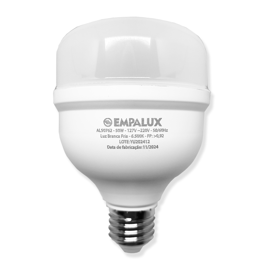 Lâmpada Bulbo LED 50W Bivolt 6.500K E27 – AL50762