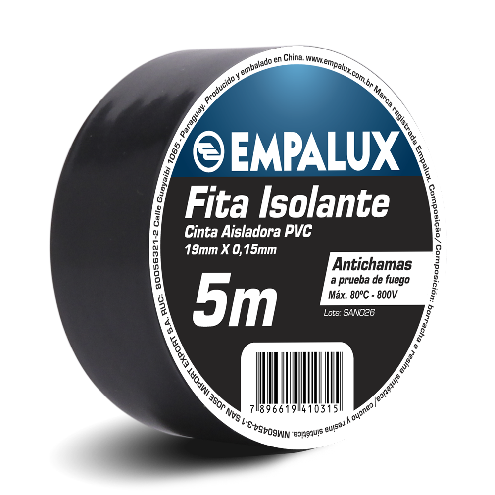 Fita Isolante Preta 05M – FI05201