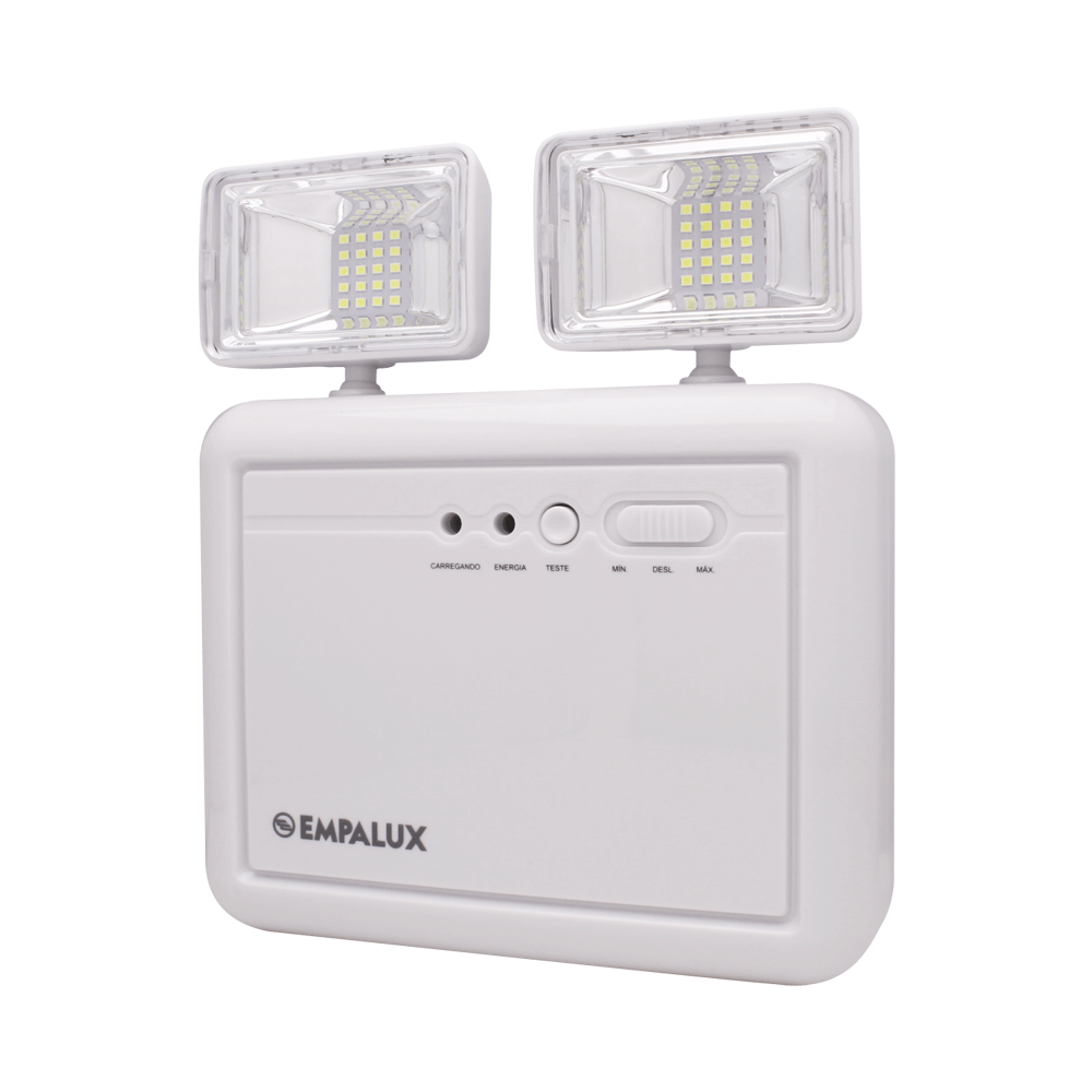 Iluminação de Emergência 2 Faróis 08W Bivolt 6.500K – IE34031