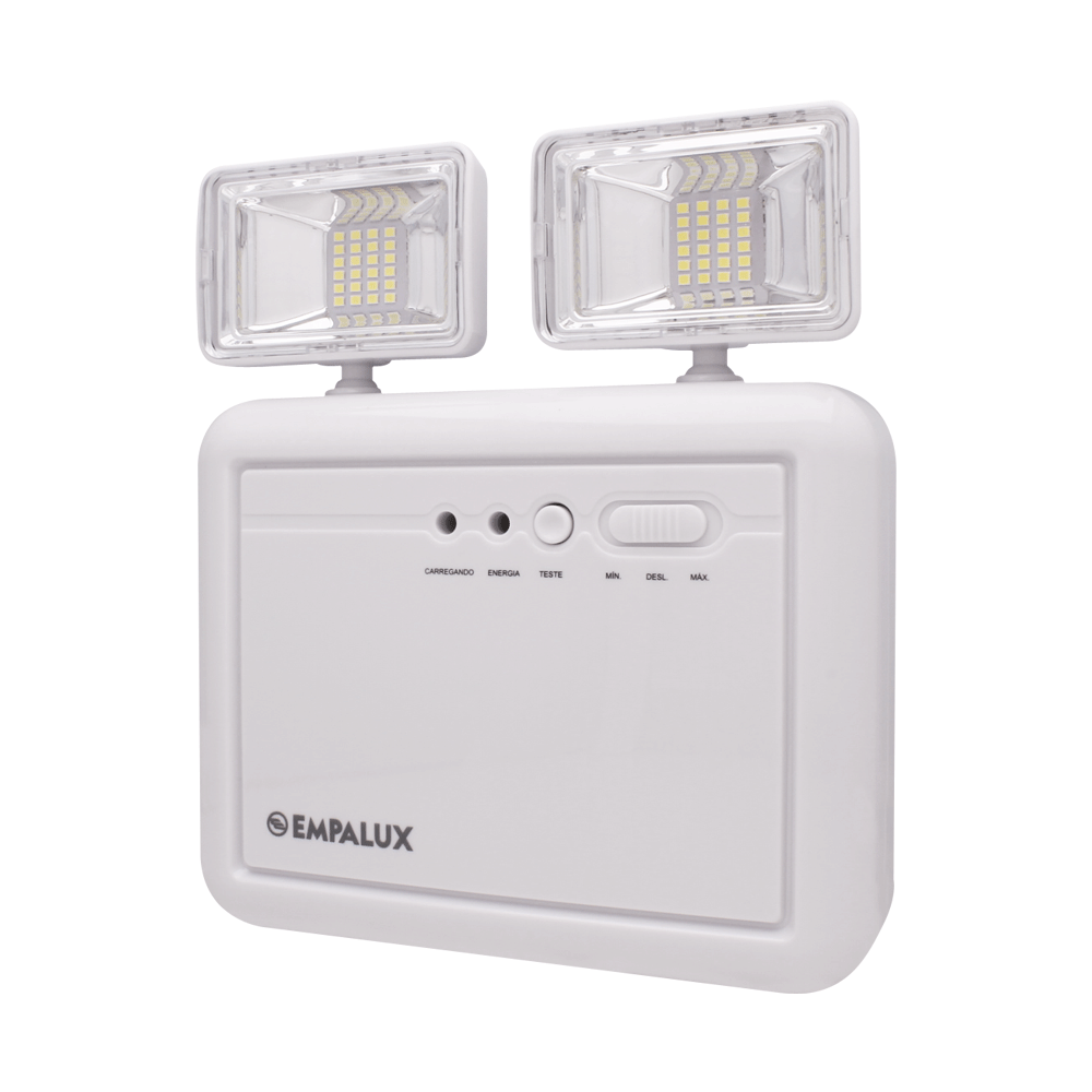 Iluminação de Emergência 2 Faróis 9,6W Bivolt 6.500K – IE34831