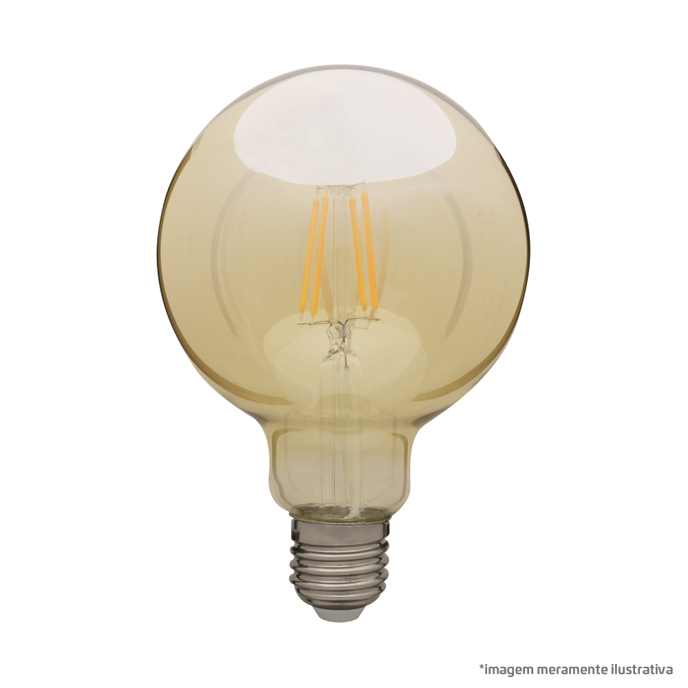Lâmpada Globo LED Filamento 4W Bivolt 2.400K E27 – MG04922