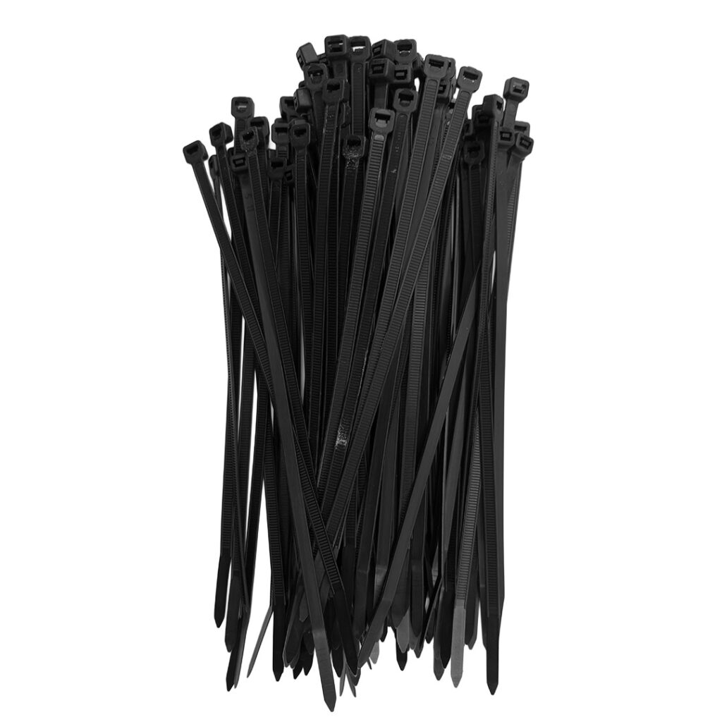 Abraçadeira de Nylon Preta 200/4,8mm – AB10691