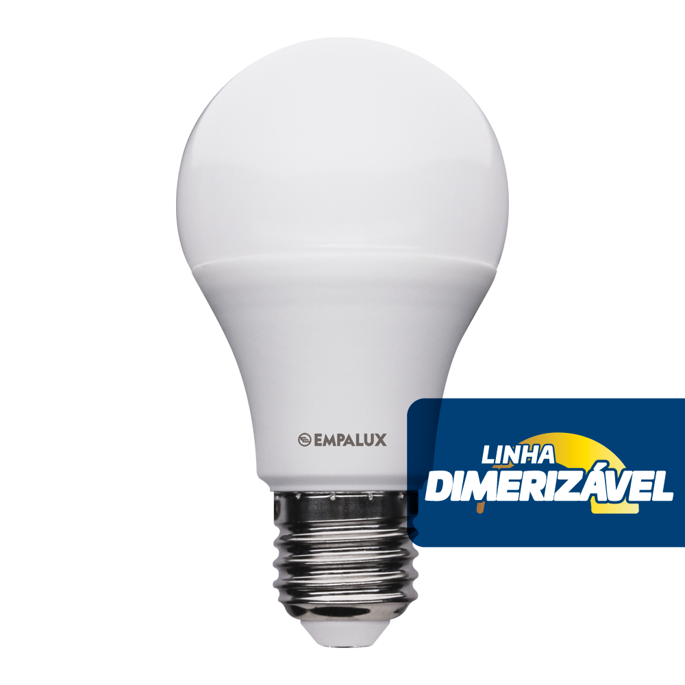 Lâmpada Bulbo LED Dimerizável 09W 220V 6.500K E27 – AL09262