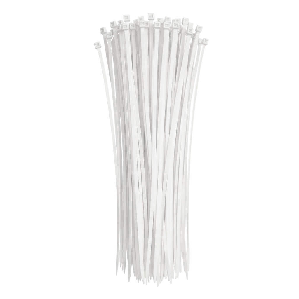 Abraçadeira de Nylon Branca 380/4,8mm – AB11052