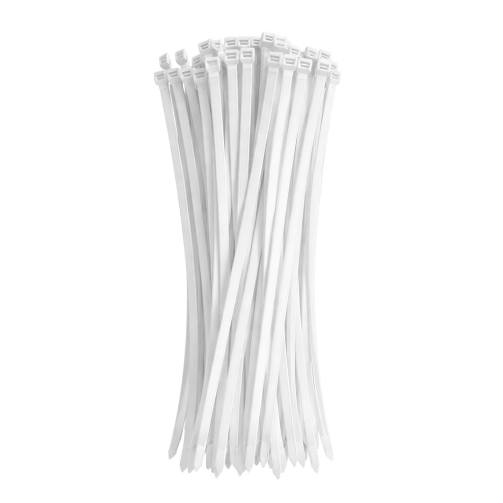Abraçadeira de Nylon Branca 370/7,6mm – AB11852