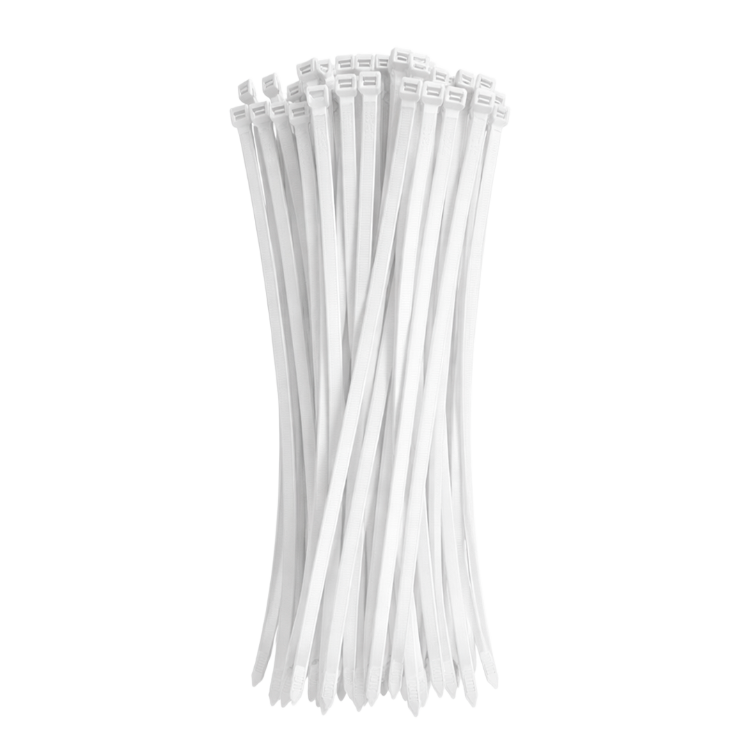 Abraçadeira de Nylon Branca 370/7,6mm – AB11852