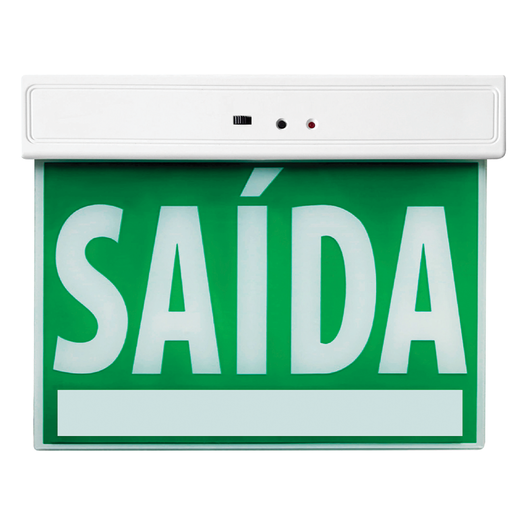 Iluminação de Emergência Placa de Saída – IE00001